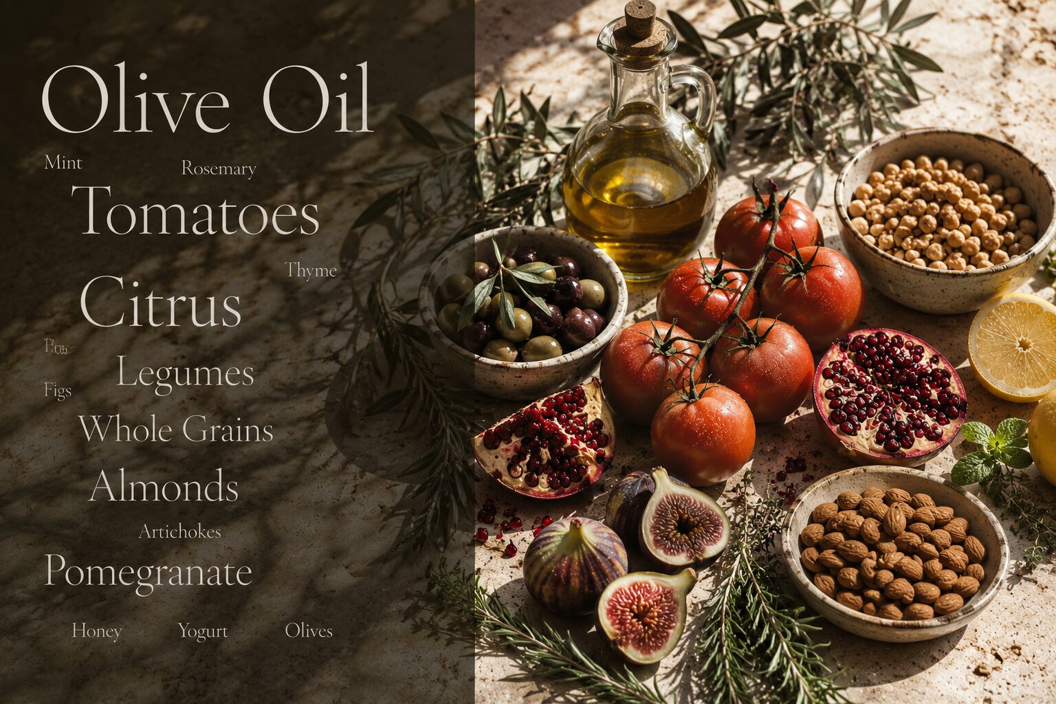 The Foundations of Our Nutrition — Mediterranean ingredients
